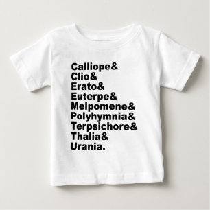 Die 9 Mäuse, die von der griechischen Mythologie  Baby T-shirt