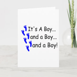 Die A Boy Baby Triplets Ankündigung
