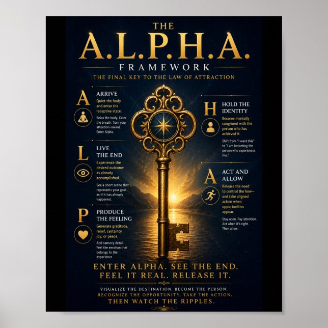 Die A.L.P.H.A. Poster (Vorne)