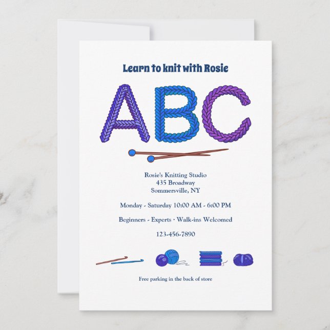 Die ABC der Einladung (Vorderseite)