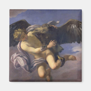 Die Abduktion von Ganymede, 1700 (Öl auf Leinwand Magnet