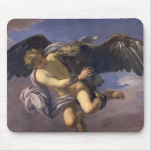 Die Abduktion von Ganymede, 1700 (Öl auf Leinwand Mousepad