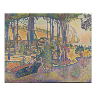 Die Abendluft von Henri-Edmond Cross Poster