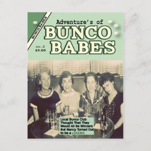 Die Abenteuer der Bunco Baby-Ausgabe #2 Einladungspostkarte