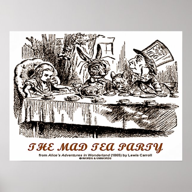 Die Abenteuer des Mad Tea Party Alice im Wunderlan Poster (Vorne)
