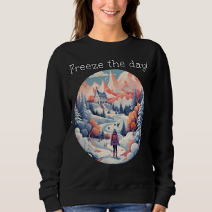 Die Abenteuer in der Wintersaison für kalten Se Sweatshirt