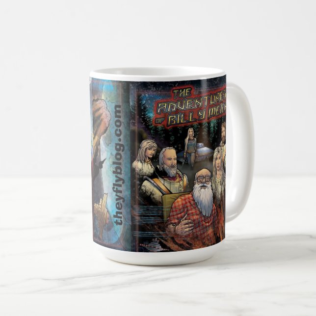 Die Abenteuer von Billy Meier im Web-Comic Kaffeetasse (VorderseiteRechts)
