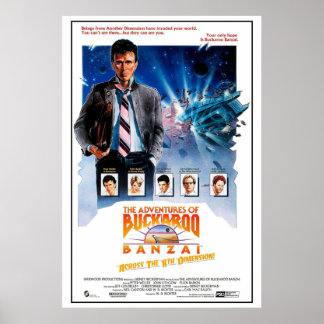 Die Abenteuer von Buckaroo Banzai 1984 Poster