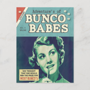 Die Abenteuer von Bunco Babes Postkarte
