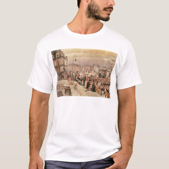 Die Abfahrt der Freiwilligen 1792 T-Shirt (Vorderseite)