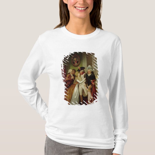 Die Abfahrt der Freiwilligen T-Shirt (Vorderseite)