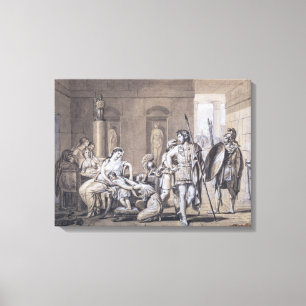 Die Abfahrt von Hector, c.1812 Leinwanddruck