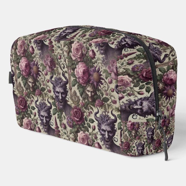 Die Abfrage von Licht - gotisches Barock Waschbeutel (Rechte Ecke)