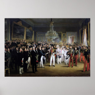 Die Abgeordnetenkammer des Palais Royal Poster