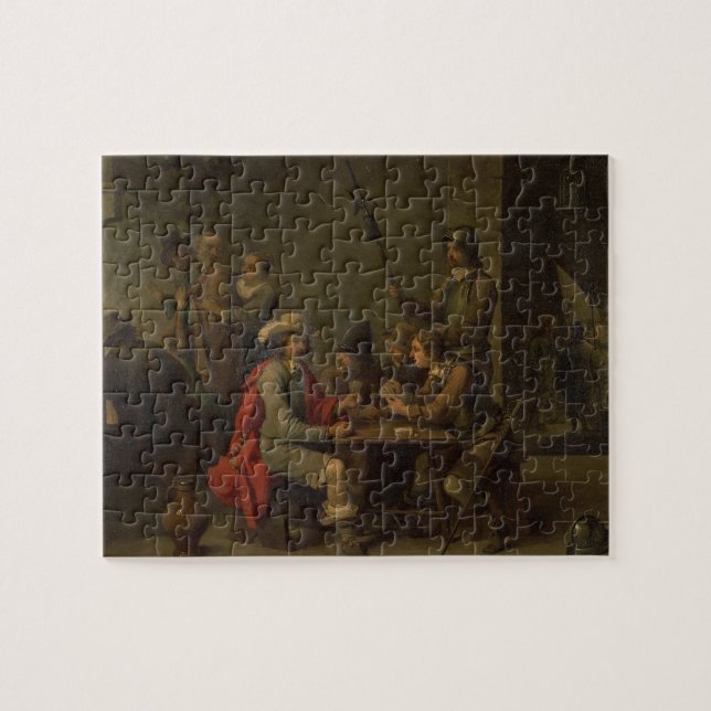 Die Ablehnung von St Peter, 1646 (Öl auf Leinwand) Puzzle (Horizontal)