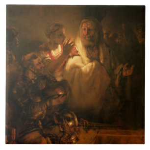 Die Ablehnung von St Peter, 1660 (Öl auf Leinwand Fliese