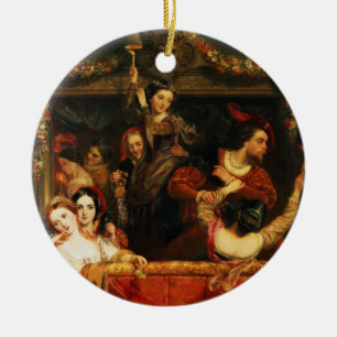 Die Ablenkung des Moccoletti - das letzte Keramik Ornament