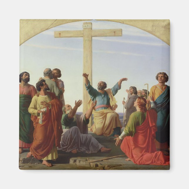 Die Abreise der Apostel, 1845 Magnet (Vorne)
