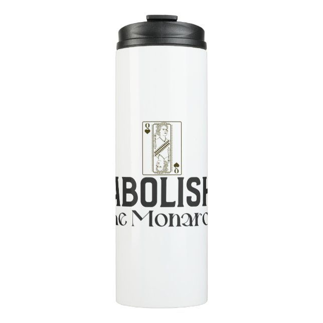 Die Abschaffung der Monarchie Thermosbecher (Vorderseite)