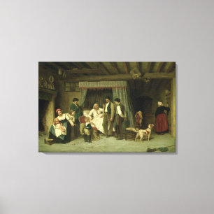 Die abschließende Warnung, 1886 Leinwanddruck