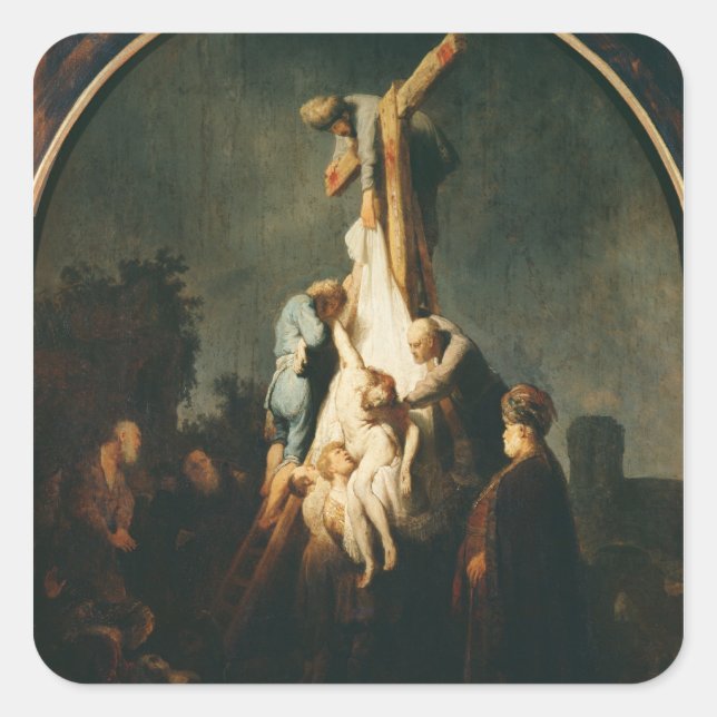 Die Absetzung, 1632-33 Quadratischer Aufkleber (Vorderseite)