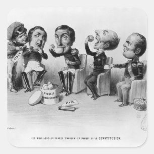 Die absoluten Könige Forced, zum der Pille zu Quadratischer Aufkleber