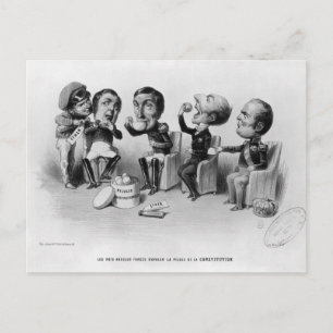 Die absoluten Könige gezwungen, die Pille zu schlu Postkarte