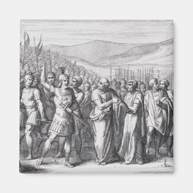 Die Abspaltung des Volkes in den Mons Sacer Magnet (Vorne)