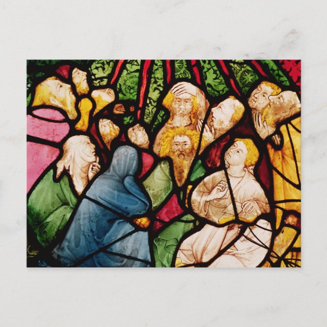 Die Abstammung des Heiligen Geistes, c.1400 Postkarte (Vorderseite)