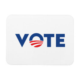 Die Abstimmung Hoffnung rot-weiß-blau Typografie D Magnet