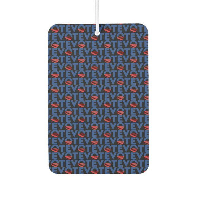 Die Abstimmung hofft, rot schwarz-blau-moderne Typ Autolufterfrischer (Vorderseite)