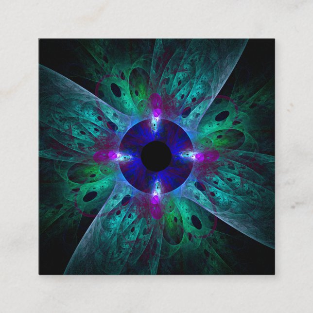 Die Abstrakte Kunst der Augen Begleitkarte (Vorderseite)