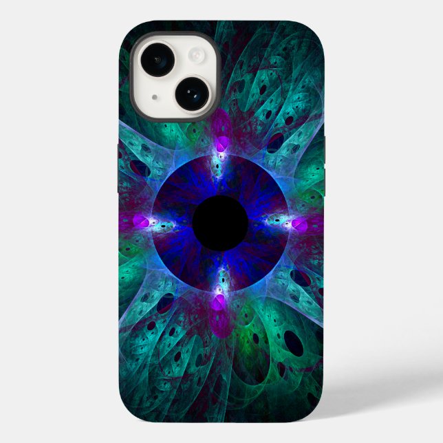 Die Abstrakte Kunst der Augen Case-Mate iPhone Hülle (Rückseite)