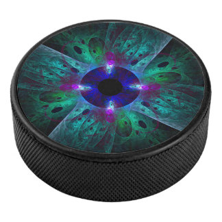 Die Abstrakte Kunst der Augen Eishockey Puck