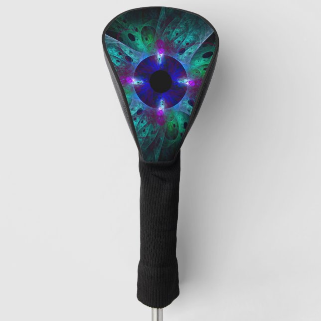 Die Abstrakte Kunst der Augen Golf Headcover (Vorderseite)