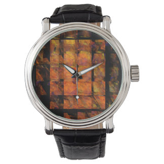 Die Abstrakte Kunst der Mauer Armbanduhr