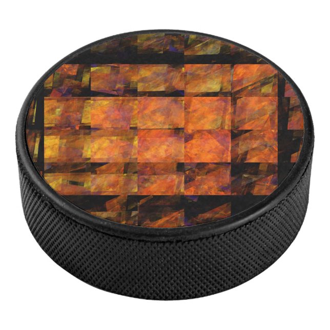 Die Abstrakte Kunst der Mauer Eishockey Puck (3/4)