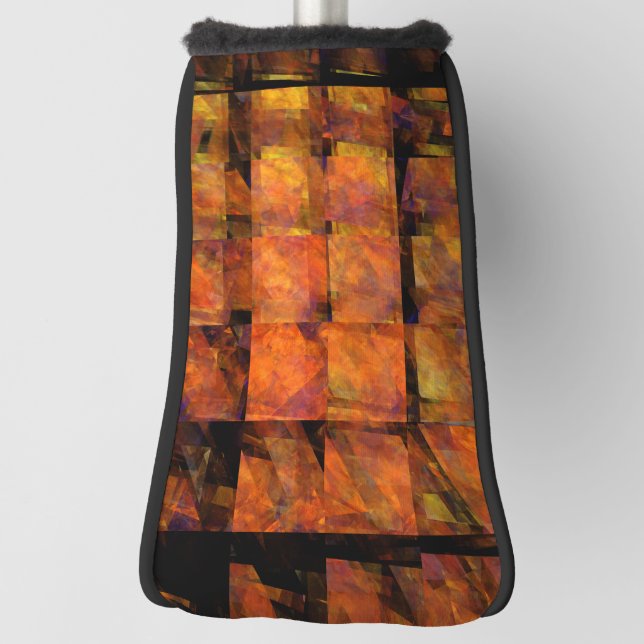 Die Abstrakte Kunst der Mauer Golf Headcover (Rotieren 90)