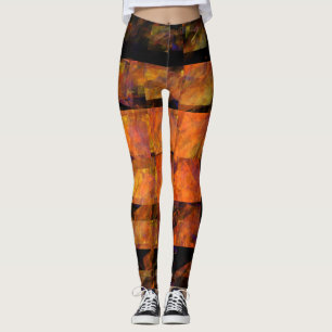 Die Abstrakte Kunst der Mauer Leggings