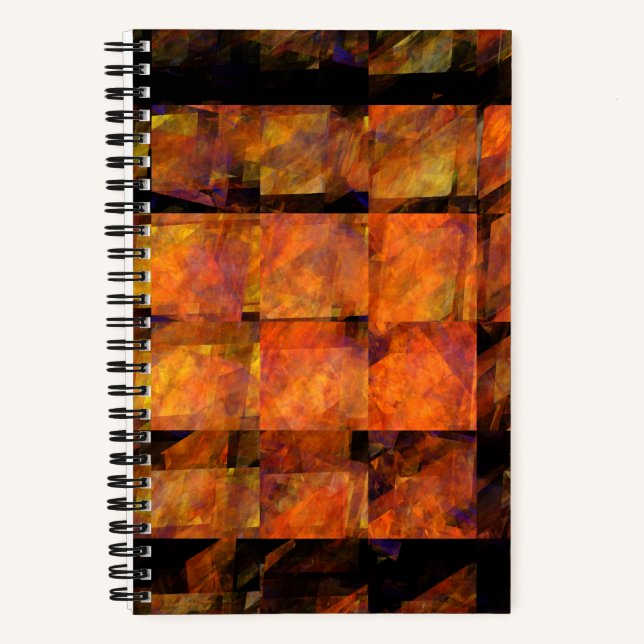 Die Abstrakte Kunst der Mauer Notizbuch (Vorderseite)