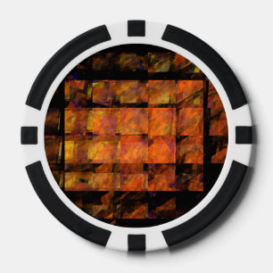 Die Abstrakte Kunst der Mauer Pokerchips