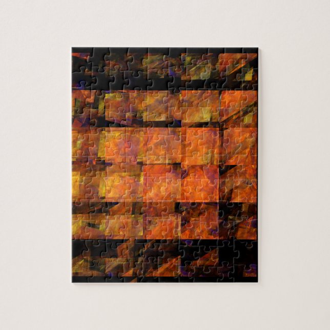 Die Abstrakte Kunst der Mauer Puzzle (Vertikal)