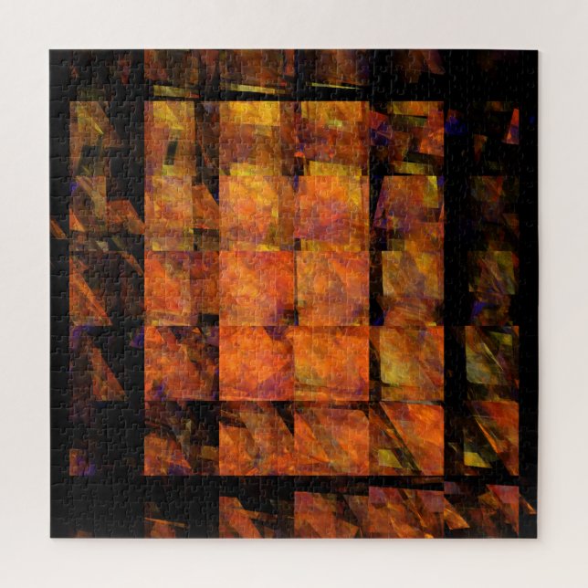 Die Abstrakte Kunst der Mauer Puzzle (Vertikal)