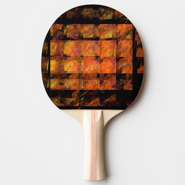 Die Abstrakte Kunst der Mauer Tischtennis Schläger (Vorderseite)