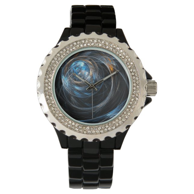 Die Abstrakte Kunst der Welt Armbanduhr (Vorderseite)