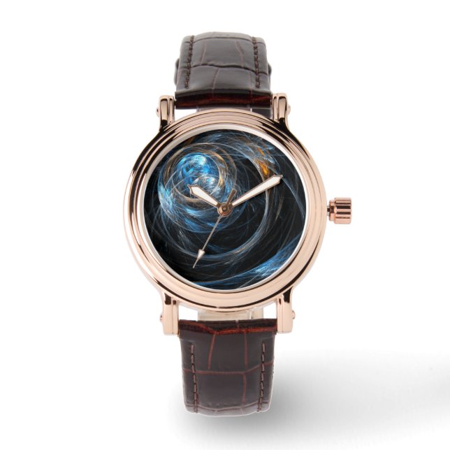 Die Abstrakte Kunst der Welt Armbanduhr (Vorderseite)