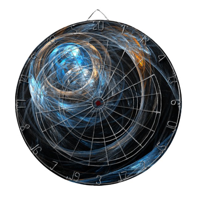 Die Abstrakte Kunst der Welt Dartscheibe (vorne)