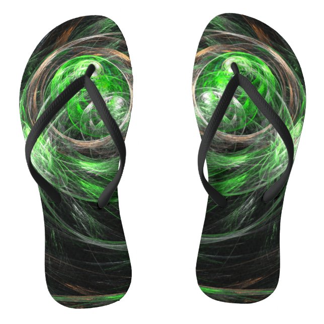 Die Abstrakte Kunst der Welt Flip Flops (Fußbett)
