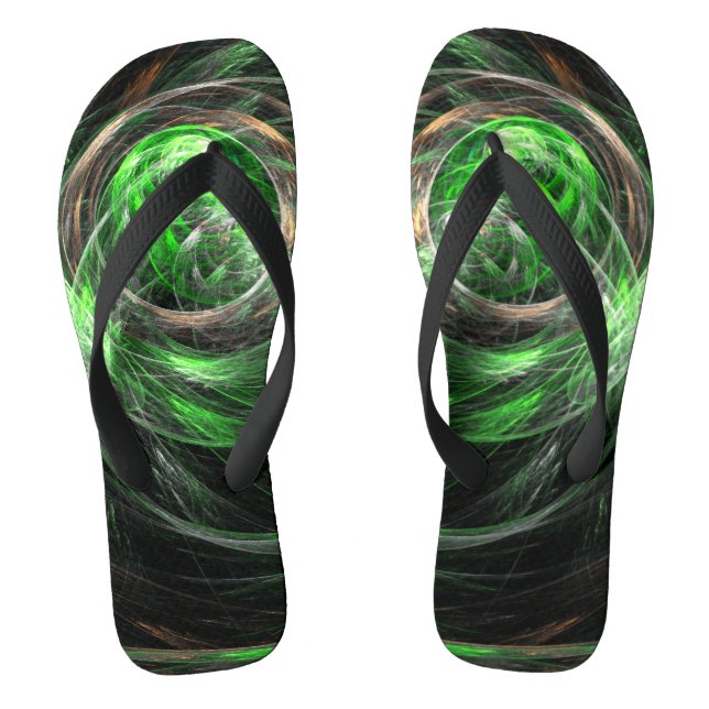Die Abstrakte Kunst der Welt Flip Flops (Fußbett)
