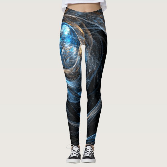 Die Abstrakte Kunst der Welt Leggings (Vorderseite)